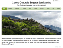 Tablet Screenshot of borgata-sanmartino.com